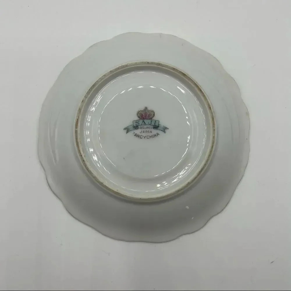 Set of Vintage Occupied Japan China Saucers